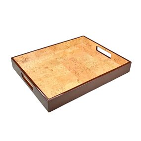 Lacquer Cork Inlay Reiko Tray