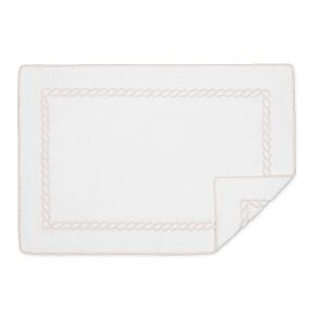 Matouk Bath Mat Classic Chain Blush 24x36"