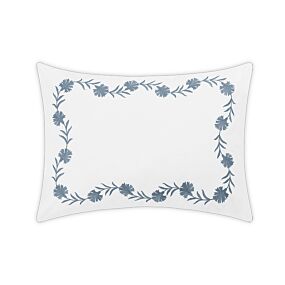 Matouk Daphne Hazy Blue Boudoir Sham 12x16"