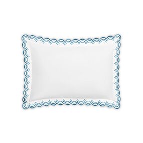Matouk Stella Hazy Blue Boudoir Sham