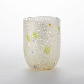 Murrine Glass Tumbler Daisy