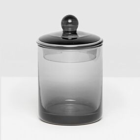 Pigeon & Poodle Glass Darby Canister Smoke Medium