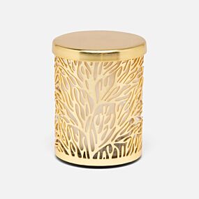 Pigeon & Poodle Lynn Matte Gold Canister Small