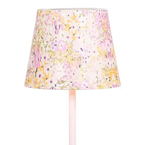 Poldina Pink Flowers Lamp Shade Cover