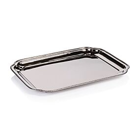 Polished Nickel Brass Tray Large