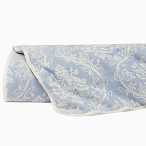 Sferra Isabella Ivory & Sea Queen/Full Quilt 96x100"